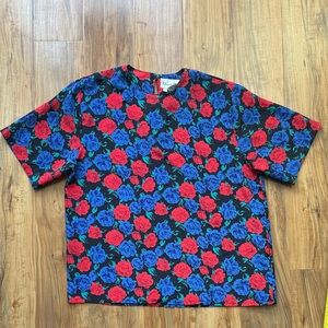 Oscar de la Renta Expressions • Floral Blouse